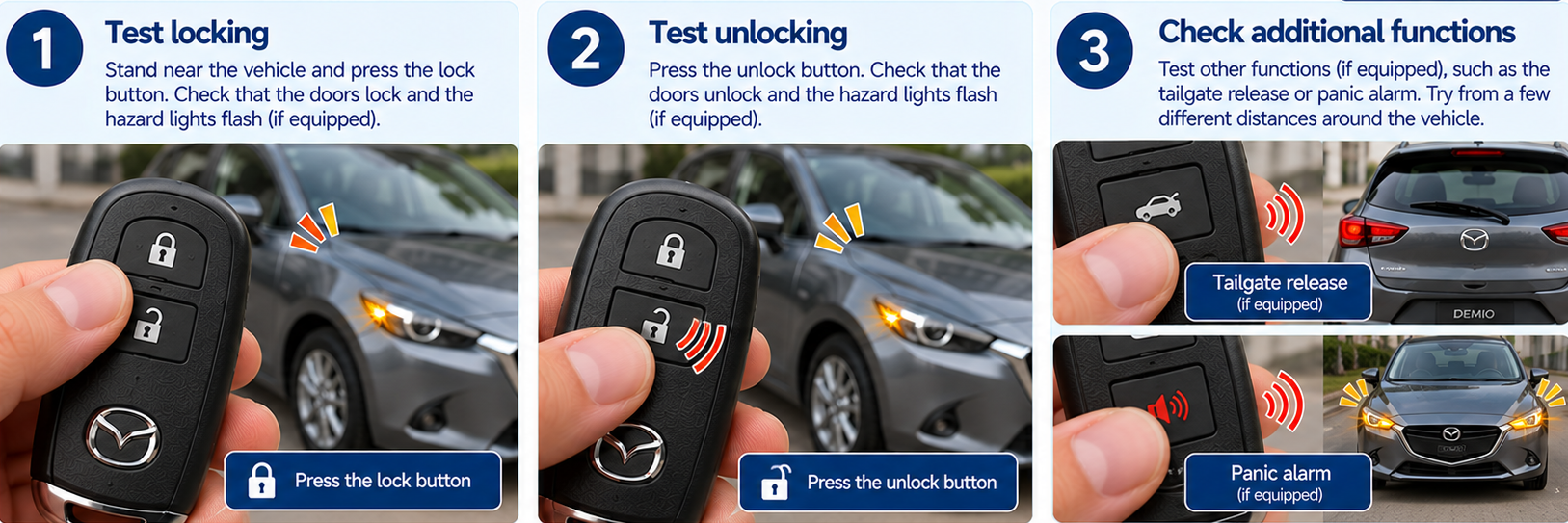 Test key functions